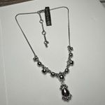 Givenchy Crystal Clear & Silver Tone Necklace Adjustable Length Evening / Bridal Photo 6
