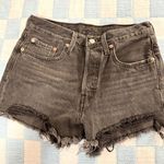 Levi’s Black denim Levi 501 shorts Photo 0