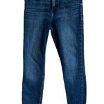 Gap  High Rise Universal Jean Legging Dark Wash Distressed Hem Size 4 Stretch Photo 0