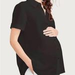 HATCH The Button Down Shirt in Black Size undefined Photo 1