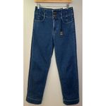 Ann Taylor NWT The Easy Straight High Rise Dark Blue Straight Leg Jeans Denim Photo 9
