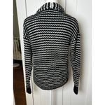 Michael Stars NWT! Knit Open Camden Drapey Cardigan Size Small Black & White Photo 5