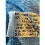 ZARA  Baby Blue Lightweight Crewneck Sweater Size XL Photo 8