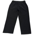 Elodie  Pants Womens‎ Large Black Belted High Rise Crop Ankle Trousers Photo 3