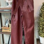 Lovers + Friends Bardot Trouser Burgundy Womens Size Small Photo 5