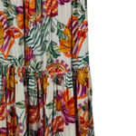 Abel the label NWT Fruit Print Maxi Dress Small Smocked Tiered Tropical Resort Photo 0