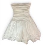 Princess Polly  White 4 Romper, Minxie Strapless Playsuit White, Mini Dress Look Photo 0