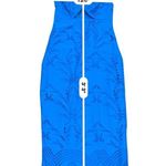 PATBO ROYAL BLUE STRETCH JACQUARD HALTER CUT OUT MIDI DRESS SZ 4 Photo 8