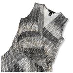 White House | Black Market Sleeveless Wrap Printed Top Workwear XS Photo 2