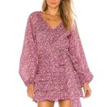 Love Shack Fancy NWOT  Rina Dress in Cherry Wine Size 8 Photo 0