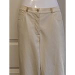 St. John Sport by Marie Gray Women's Pants Trouser Cream High Rise Size 8 Photo 9