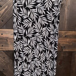 J.Jill Wearever Collection Women‎ XS Maxi Dress Sleeveless Floral Stretch Black Size 0 Photo 0