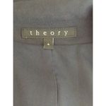 Theory  Navy Single‎ Breasted One Button Blazer Corpcore Office Corporate Size 4 Photo 6