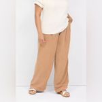 Lane Bryant  Camel Wide Leg Jeans Photo 2