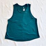 NWOT Large All in Motion Athletic Tank Top Gym Workout Yoga School Teal Blue Photo 1
