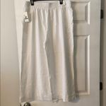 Jessica Simpson  White Linen Trousers size L brand new two front pockets Photo 4