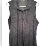 IZOD  Golf sleeveless heathered gray/blue shirt Photo 0