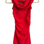 Missguided NWT ASOS Off the Shoulder Red Mini Dress Ruched Size Small Photo 0