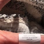 Lucky Brand Gray White Boxy 3/4 Sleeve Boat Neck Cotton Sweater Women's Sz Small Photo 5