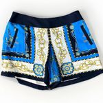 Cache  Rope Chain Print Skort Skirt Shorts Nautical Vintage Y2K Front Slit Sz4 Photo 0