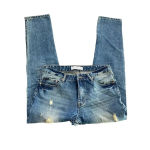 Stella Laguna Beach  Women's Blue Five Pocket Style Distressed Jean size 3 Photo 4