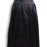 Vintage Scott McClintock Black Satin Full Tulle Lining Skirt Size L Photo 0
