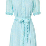 Derek Lam 10 Crosby x RTR Floral Mini Dress in Blue, Size IT 40/US 4 Photo 0