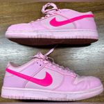 Nike Women’s Size 8.5 Dunk Low "Triple Pink" Sneakers (NO INSOLES) Photo 1