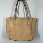 Cole Haan Women’s leather satchel tote pale peach purse 12.5x12.5x5" 10" handle Photo 8