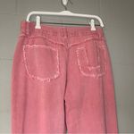 POL Pink Pearl Jeans High-Rise Distressed Hem 100% Cotton Jeans Size Medium Photo 7