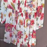 Fun & Flirt  Floral Blouse - White and Pink Photo 2