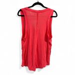 We The Free Free People We‎ The Free Deep V-Neck Muscle Tank Top Red Coral Photo 1