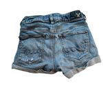 American Eagle  Super Super Stretch Hi-Rise Shortie Jean Shorts Women's Size 4 Photo 4