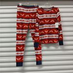 Nordstrom 2 Piece Holiday Pajamas Womens Small Red Sleepwear Casual Lounge Photo 0