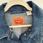Levi's Denim Trucker Jacket Women's 2X Blue Jean Jacket Stretch Classic Photo 1