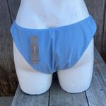 J.Crew Light Blue Curved Waist Cheeky Bikini Bottoms Size Small NWT Photo 4