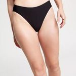 CALIA Women's Mid Rise High Leg Cheeky Swim Bottoms M Black Size M Photo 0