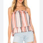 Jack by BB Dakota striped ruffle peplum tank new size XS Photo 2