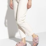 Birkenstock  Arizona Big Buckle Shearling Sandals Teddy Crystal Rose 8 Photo 6