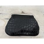 Tommy Hilfiger  Gator Crocodile Image Embossed Coin Purse‎ Wallet Makeup Earbuds Photo 1