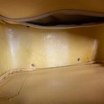 Samsonite Profile Vintage Faux Leather Vinyl Marigold Yellow Weekender Zip Bag Photo 3