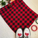 Tommy Hilfiger Vintage  Red and Black checkered Plaid Mini Skirt Photo 8