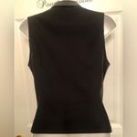wilson's leather Vintage  Sz M Womens MAXIMA Collarded Peplum Motorcycle Vest Photo 2