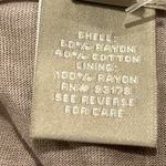 Joan Vass  Women’s Tan White & Blue Dip Dye Scoop Neck Sleeveless Maxi Dress NEW Photo 3