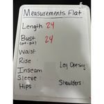 Viola Borghi Top Women LARGE Orange 100% Linen Short Sleeve Made in Italy Photo 5