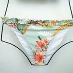 Lost + Wander  Off to Makai Tropical Print Ruffle Bikini Set Swimwear Swimsuit Photo 2