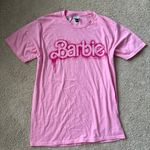 Mattel Barbie Pink Crew Neck Tee Size M Photo 1