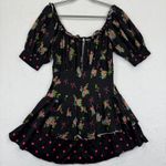 For Love & Lemons or Love & Lemons Wilson Floral Print Peasant Style Mini Dress Size‎ M Photo 7