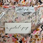 Petal and Pup NWT  Kelda Floral Maxi Dress Sz M Pale‎ Pink Feminine Prairie Boho Photo 3