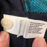 Lady Hagen  Liberty Navy Blue/Green Herringbone Golf Sweater Long Sleeve Size XS Photo 10